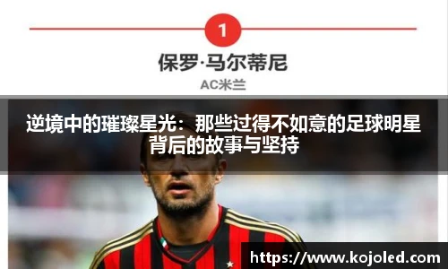 逆境中的璀璨星光：那些过得不如意的足球明星背后的故事与坚持